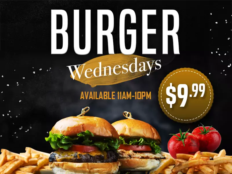 The Kitchen - $9.99 Burger Wednesdays