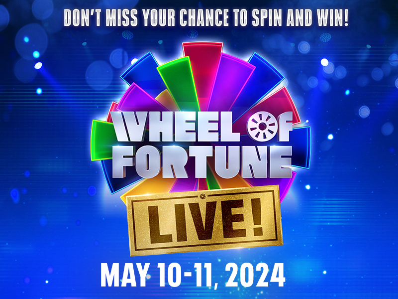 Wheel of Fortune Game Show Live events Spin the Wheel Cash and Prizes Win Big Winner Show in Edmonton YEG Events River Cree Resort and Casino Tour today’s hits Concert event