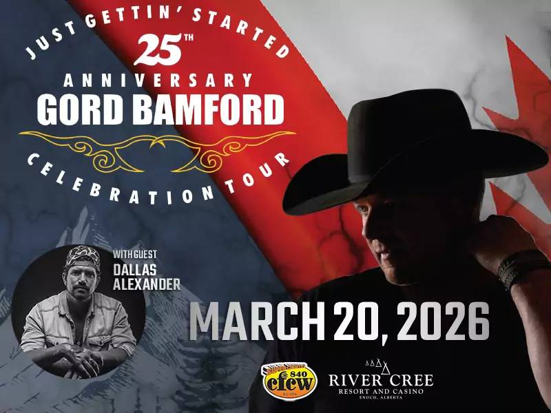 Gord Bamford with Supporting Act: Dallas Alexander - March 20, 2026