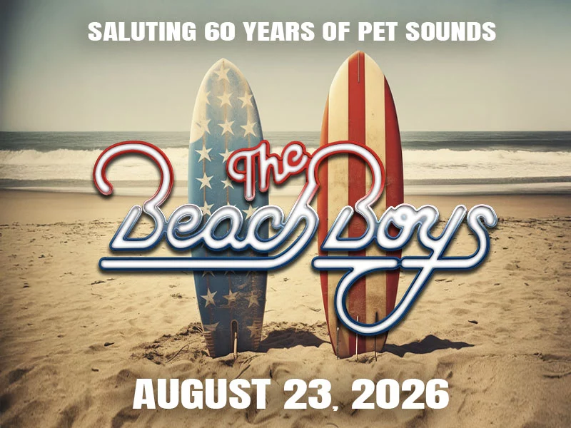 The Beach Boys event artwork from River Cree Resort & Casino
