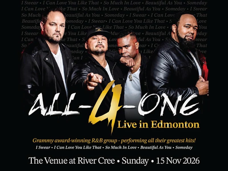 ALL-4-ONE event artwork from River Cree Resort & Casino